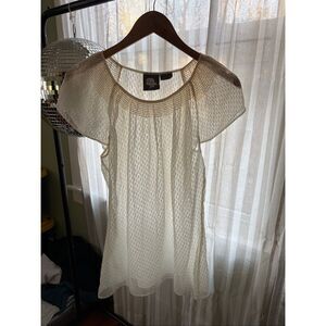Girls From Savoy Anthropologie Sheer Blouse